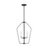 Generation Lighting - GLC1264MBK - Four Light Chandelier - Kennan - Midnight Black