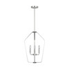 Generation Lighting - GLC1264BS - Four Light Chandelier - Kennan - Brushed Nickel