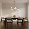 Generation Lighting - GLC1255SB - Chandelier - Werley - Satin Brass
