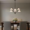 Generation Lighting - GLC1255MBK - Chandelier - Werley - Midnight Black