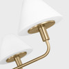 Generation Lighting - GLC1235SB - Five Light Chandelier - Mendota - Satin Brass