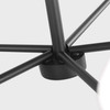 Generation Lighting - GLC1235MBK - Five Light Chandelier - Mendota - Midnight Black