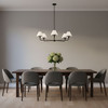 Generation Lighting - GLC1235MBK - Five Light Chandelier - Mendota - Midnight Black
