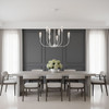 Generation Lighting - GLC1218MWT - Eight Light Chandelier - Maya - Matte White