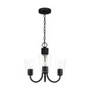 Generation Lighting - GLC1153MBK - Three Light Chandelier - Miles - Midnight Black