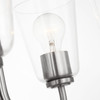 Generation Lighting - GLC1145BS - Five Light Chandelier - Miles - Brushed Nickel
