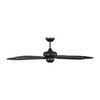 Generation Lighting - 5CUR60BK - 60"Ceiling Fan - Cruise Outdoor 60 - Matte Black