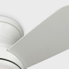 Generation Lighting - 3OBSHR32RZWD - 32"Ceiling Fan - Orbis 32 Hugger LED - Matte White