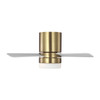Generation Lighting - 3ERHR32BBSD - 32"Ceiling Fan - Era 32 Hugger LED - Burnished Brass