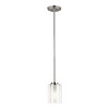 Generation Lighting - 6137301-962 - One Light Mini-Pendant - Elmwood Park - Brushed Nickel