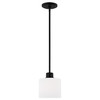 Generation Lighting - 6128801-112 - One Light Mini-Pendant - Canfield - Midnight Black