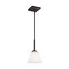 Generation Lighting. - 6113701-778 - One Light Mini-Pendant - Ellis Harper - Brushed Oil Rubbed Bronze