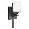 Generation Lighting - 4130701-112 - One Light Wall / Bath Sconce - Kemal - Midnight Black