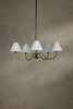 Mitzi - H1163805-PBR - Five Light Chandelier - Bennie - Patina Brass