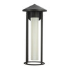 Alora - EW526318BKGO - One Light Exterior Wall Mount - Tenko - Black/Glossy Opal Glass