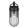 Kichler - 59123BKT - One Light Outdoor Wall Mount - Brix - Textured Black