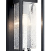 Kichler - 59061BSL - One Light Outdoor Wall Mount - Mercer - Black with Silver Highlights