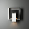Hubbardton Forge - 302603-SKT-02-80-ZM0546 - One Light Outdoor Wall Sconce - Shadow Box - Coastal White