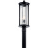 Kichler - 59025BK - One Light Outdoor Post Mount - Barras - Black