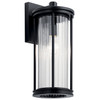 Kichler - 59023BK - One Light Outdoor Wall Mount - Barras - Black