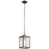 Kichler - 59008WZC - One Light Outdoor Pendant/Semi Flush Mount - Lahden - Weathered Zinc
