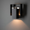 Hubbardton Forge - 302600-SKT-80-SL-ZM0546 - One Light Outdoor Wall Sconce - Shadow Box - Coastal Black