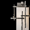 Hubbardton Forge - 302581-SKT-78-GG0093 - One Light Outdoor Wall Sconce - Tura - Coastal Burnished Steel