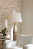 Arteriors - PFI08-SH052 - One Light Floor Lamp - Elmhurst - Whitewashed/Polished Nickel/Off-White/Off-White