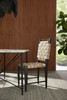 Arteriors - FRI19 - Dining Chair - Lakewood - Stone/Stone/Ebony/Antique Brass