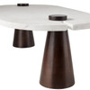 Arteriors - FCI13 - Coffee Table - Delaney - White/Umber