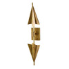 Arteriors - DWI17 - Two Light Wall Sconce - Canary - Antique Brass