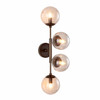 Arteriors - DWC35 - Four Light Wall Sconce - Christelle - Smoke/English Bronze