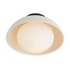 Arteriors - DA49003 - One Light Flushmount - Glaze - Ivory Stained Crackle