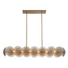 Arteriors - 82012 - 12 Light Chandelier - Kinlee - Antique Brass