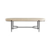 Arteriors - 4890 - Bench - Hanson - Natural