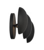 George Kovacs - P1315-076 - Three Light Wall Sconce - Undertas - Textured Black