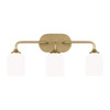 Generation Lighting. - GLV1023SB - Three Light Vanity - Emile - Satin Bronze