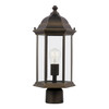 Generation Lighting. - 8238651-71 - One Light Outdoor Post Lantern - Sevier - Antique Bronze