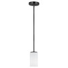 Generation Lighting. - 6124601EN3-112 - One Light Mini-Pendant - Alturas - Midnight Black