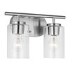 Generation Lighting. - 41171-962 - Two Light Wall / Bath - Oslo - Brushed Nickel