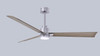 Matthews Fan Company - AKLK-BN-GA-56 - 56"Ceiling Fan - Alessandra - LK - Brushed Nickel