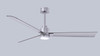 Matthews Fan Company - AKLK-BN-BN-56 - 56"Ceiling Fan - Alessandra - LK - Brushed Nickel