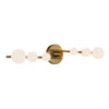 Kuzco Lighting - VL55529-BG/OP - LED Vanity - Juniper - Brushed Gold/Opal Glass