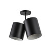 Kuzco Lighting - SF58814-BK - Two Light Semi-Flush Mount - Keiko - Black