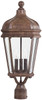 Minka-Lavery - 8696-61 - Three Light Post Mount - Harrison - Vintage Rust
