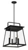 Minka-Lavery - 73216-66A - Four Light Outdoor Hanging Lantern - Isla Vista - Coal