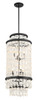 Minka-Lavery - 6704-66 - Six Light Foyer Pendant - Shimmering Elegance - Sand Coal