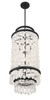Minka-Lavery - 6704-66 - Six Light Foyer Pendant - Shimmering Elegance - Sand Coal