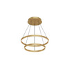 Kuzco Lighting - CH87224-BG - LED Chandelier - Cerchio - Brushed Gold