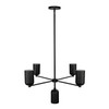 Kuzco Lighting - CH57731-BK - Five Light Chandelier - Nola - Black